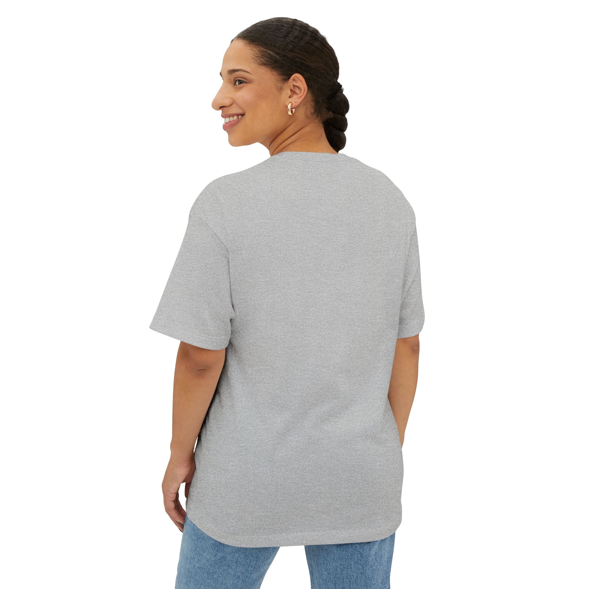 Wholeness Unisex Oversized Boxy Tee, Relaxed Fit Shirt, Casualwear, Self-Care Gift, Comfortable Summer Top, Everyday Wear
