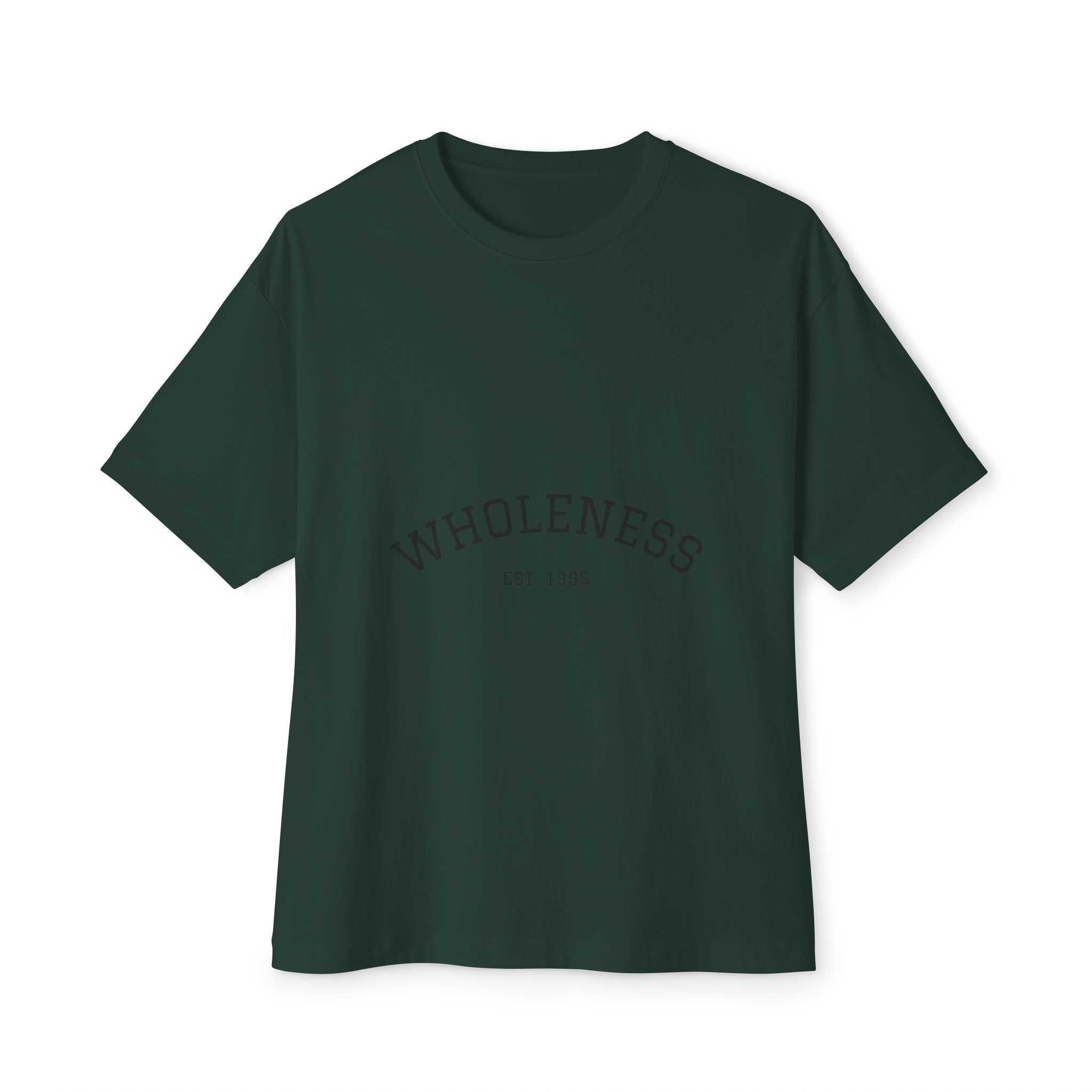 Wholeness Unisex Oversized Boxy Tee, Relaxed Fit Shirt, Casualwear, Self-Care Gift, Comfortable Summer Top, Everyday Wear