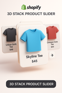 Shopify 3D Product Showcase Slider (No subscription | Lifetime Free)