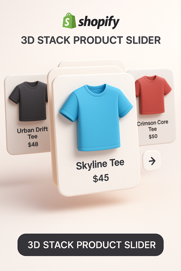 Shopify 3D Product Showcase Slider (No subscription | Lifetime Free)