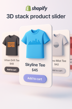 Shopify 3D Product Showcase Slider (No subscription | Lifetime Free)