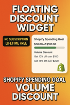 🎯 Floating Discount Widget for Shopify (No subscription | Lifetime Free)