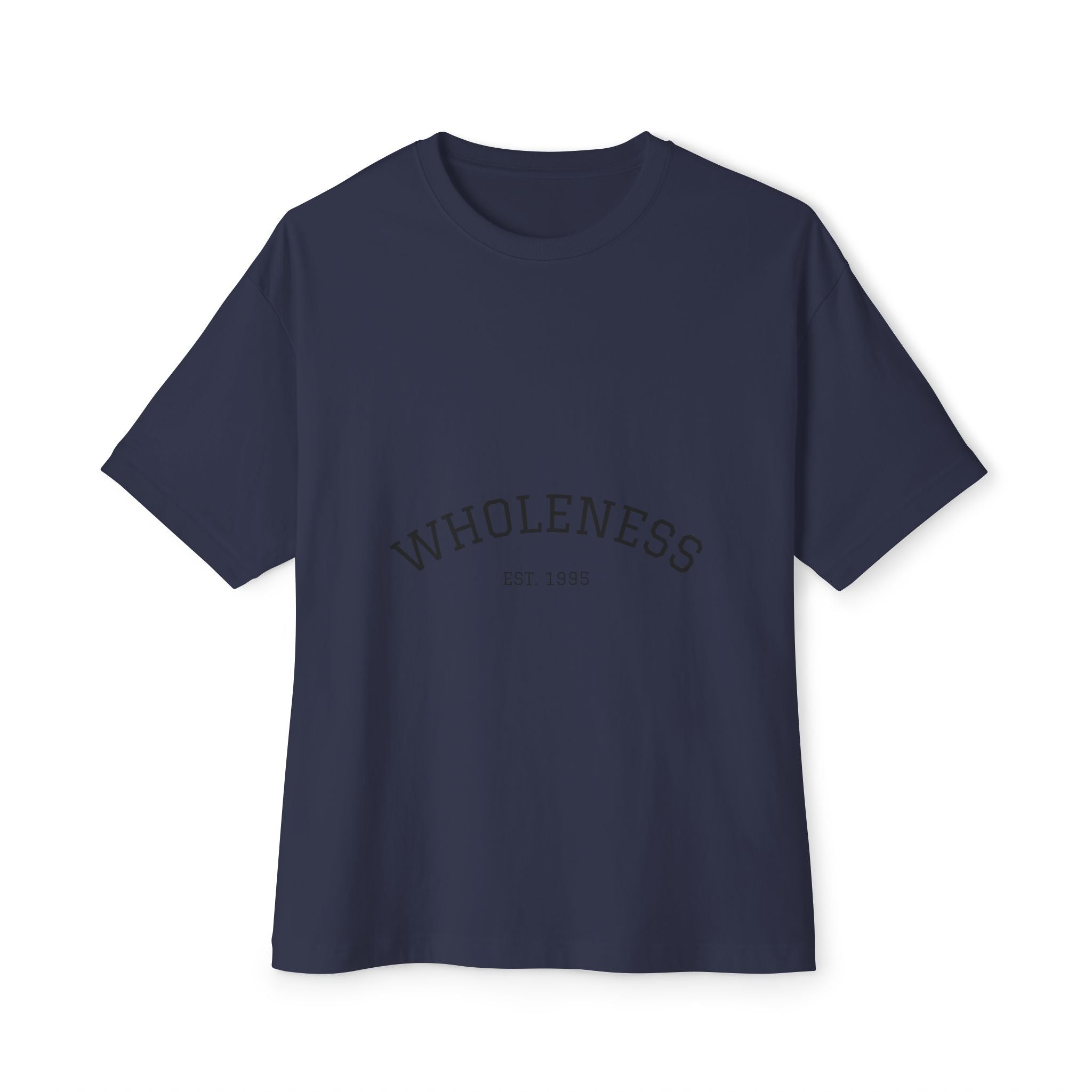 Wholeness Unisex Oversized Boxy Tee, Relaxed Fit Shirt, Casualwear, Self-Care Gift, Comfortable Summer Top, Everyday Wear